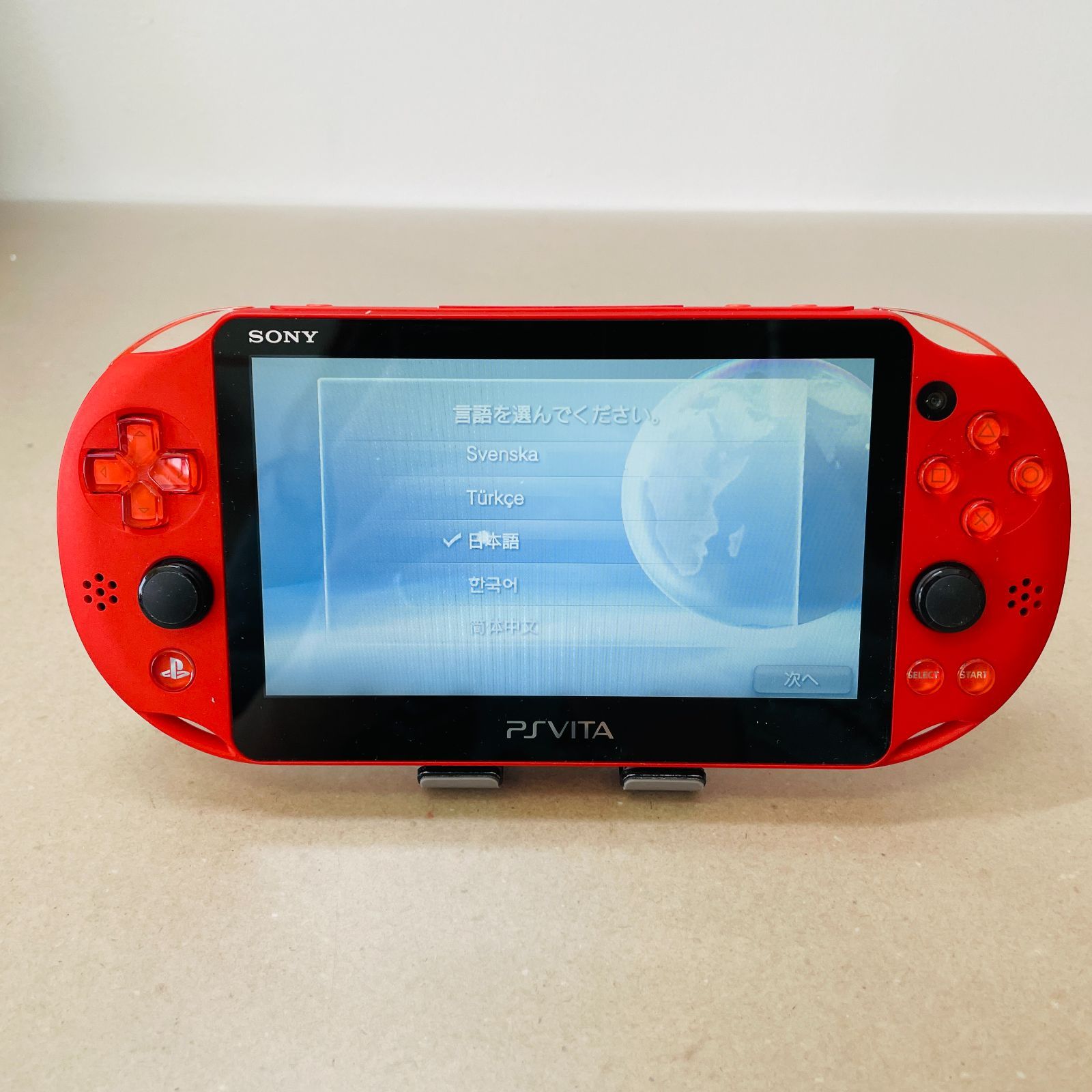 ソニー SONY PCH-2000 SONY Vita PS PSVITA 注文 メタリックレッド