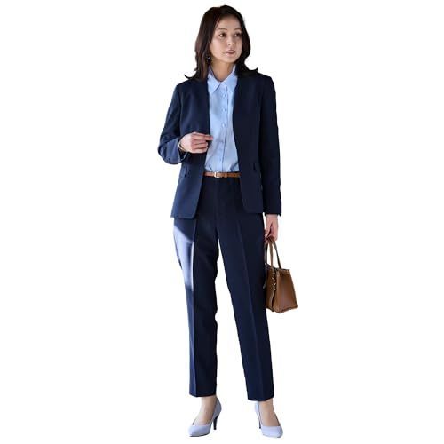 Size LL_Color レスタイプ NAVY 01 メゾンコンフィ スーツパンツセット ノー ビジネススーツ レディース レスタイプ NAVY 01