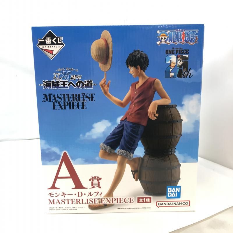 【中古】バンダイ 一番くじ ワンピース TVアニメ25周年 ～海賊王への道～ A賞 モンキー・D・ルフィ 未開封品[97]