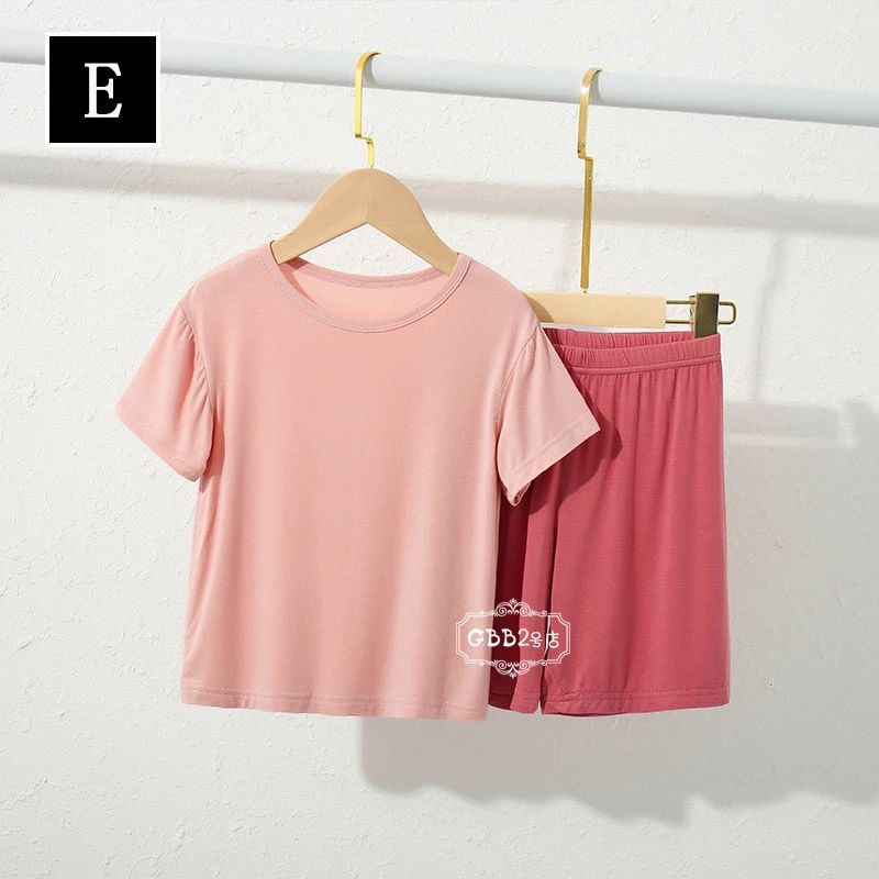 キッズ パジャマ 半袖 夏 女の子 男の子 親子 お揃い 子供パジャマ ベビー モダール トップス+ズボン ルームウェア 部屋着 男女兼用 セット