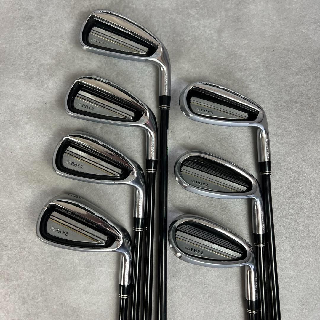 ブリヂストン ファイズ メンズゴルフアイアン7本セット 右 R カーボンシャフト 25S2260SR00051