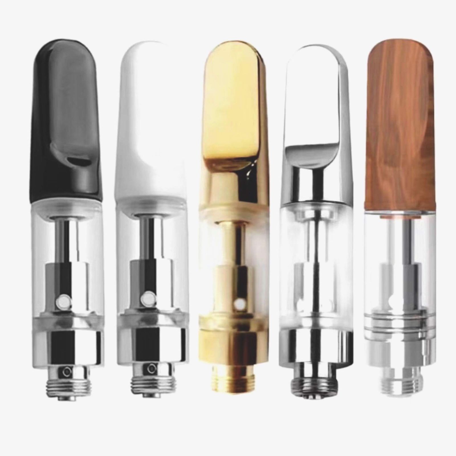 BLACK STONE オイル・リキッド用 Ccell アトマイザー510スレッド ＣＢＤリキッド (1.0ml Gold， １０本)