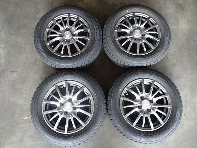 2210-401　LEBEN　アルミホイール＆スタッドレスタイヤ　175/65R14　2018年　4本セット