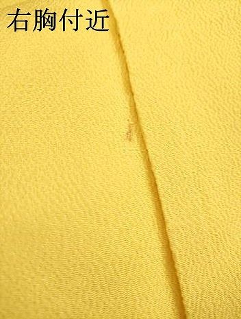 平和屋着物○小振袖 二尺袖 色無地 小吹色 正絹 逸品 AABA4646ck