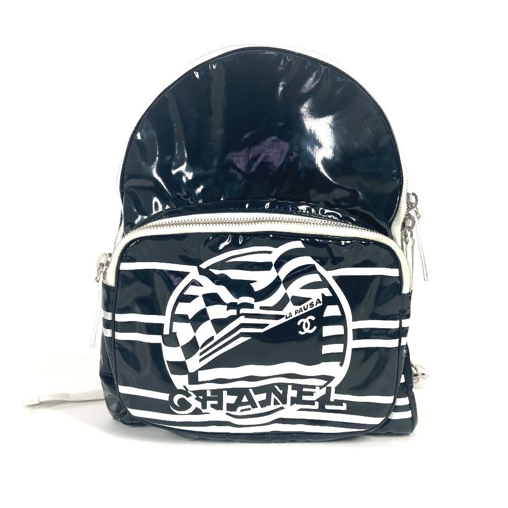 CHANEL シャネル リュックサック LA PAUSA ラパウザ PVC ブラック