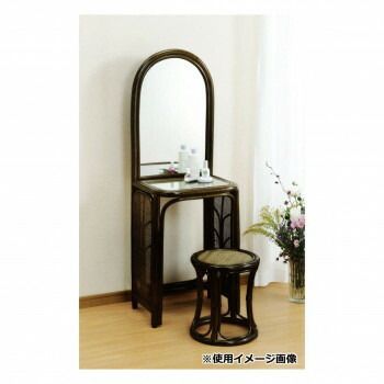 100％品質保証。 今枝商店 Romantic Rattan 籐ドレッサー＆スツールセット W1003B