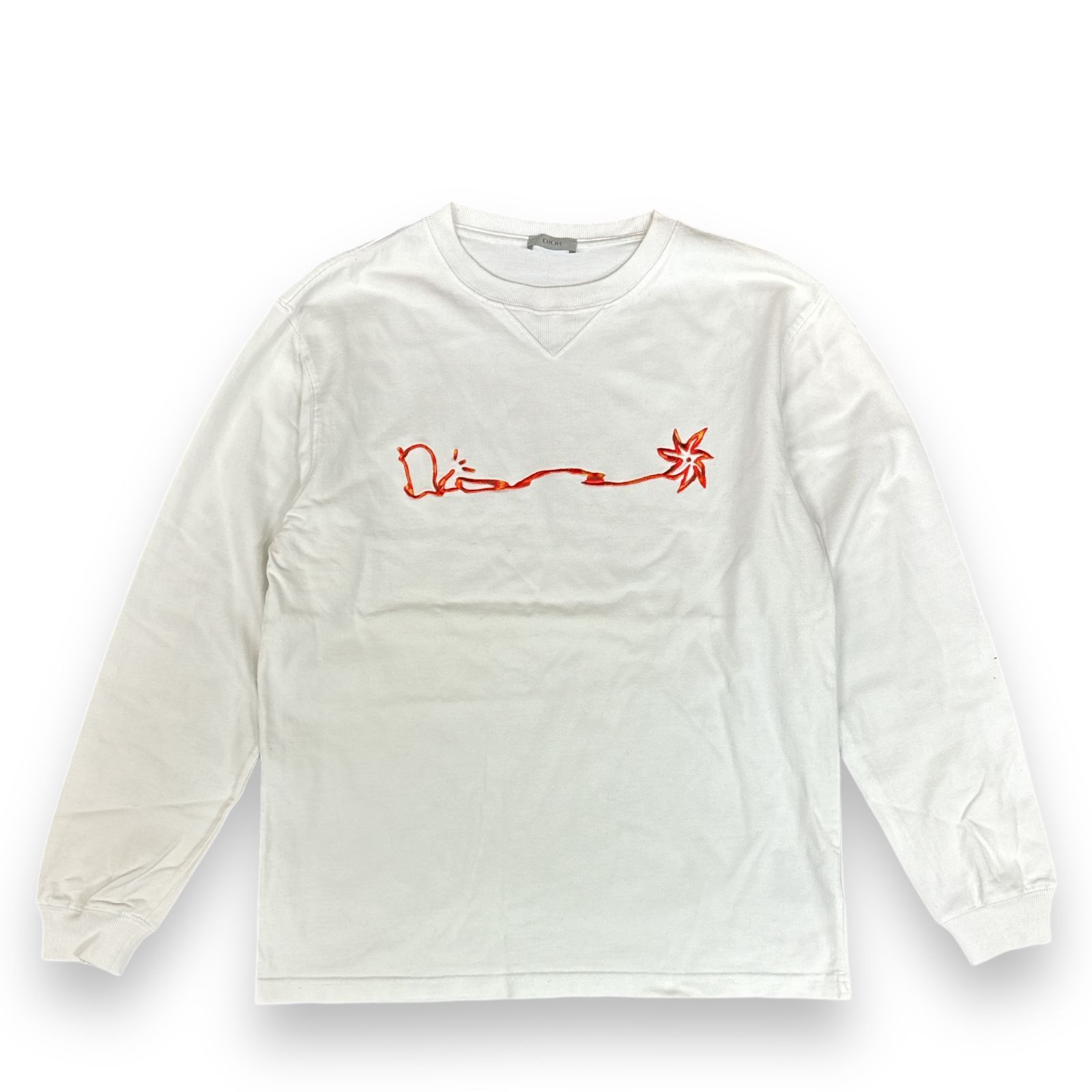 国内正規 DIOR Cactus Jack Travis Scott コラボ 刺繍 クルーネック  