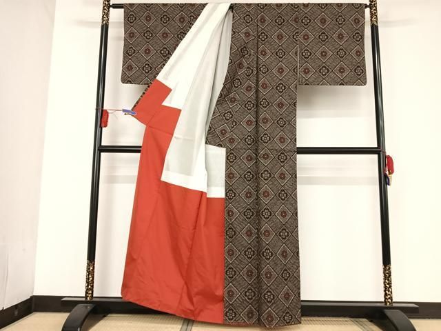 平和屋着物○本場大島紬 龍郷絣 証紙付き 正絹 逸品 AAAU0371np - メルカリ 