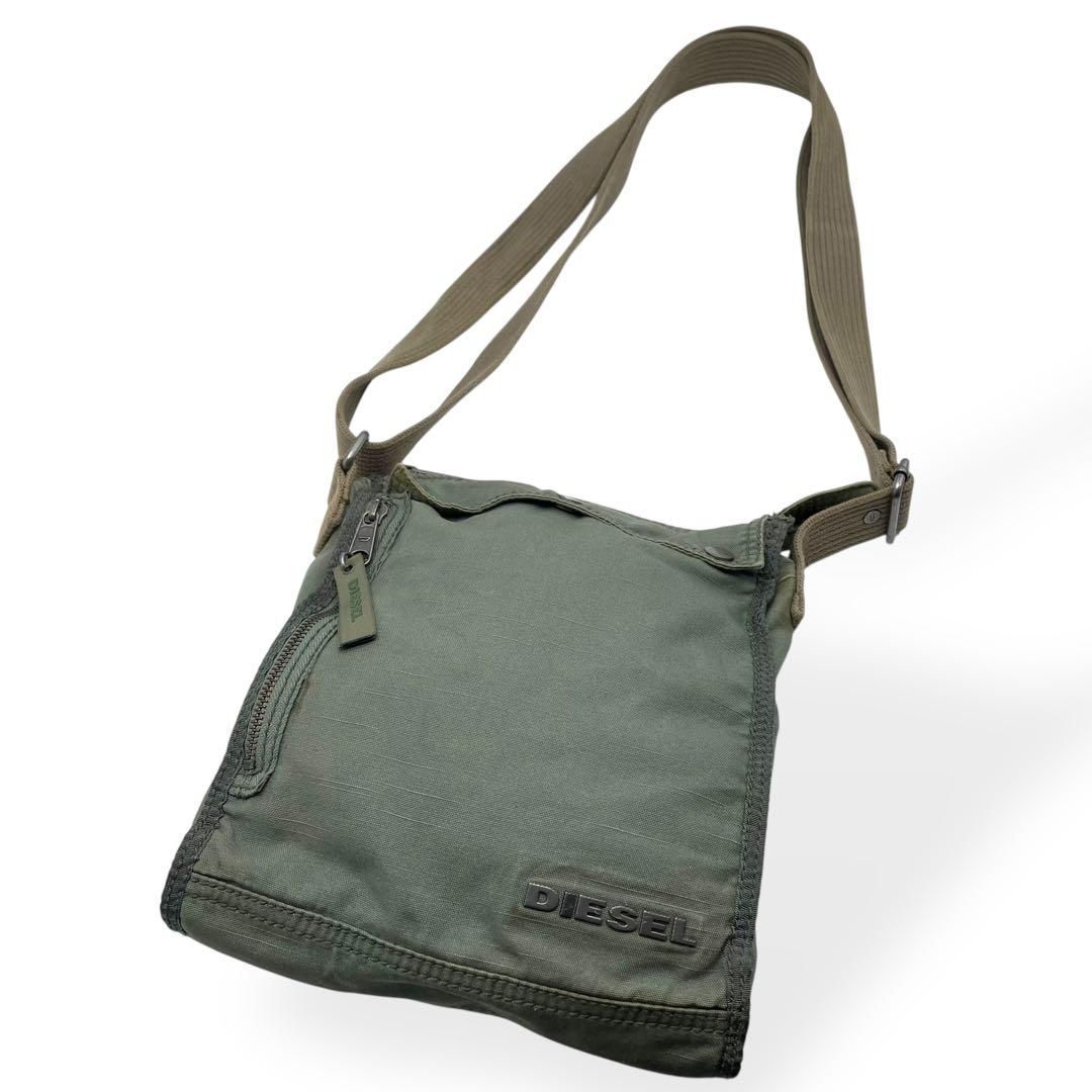 美品 DIESEL ディーゼル ショルダーバッグ ミリタリー