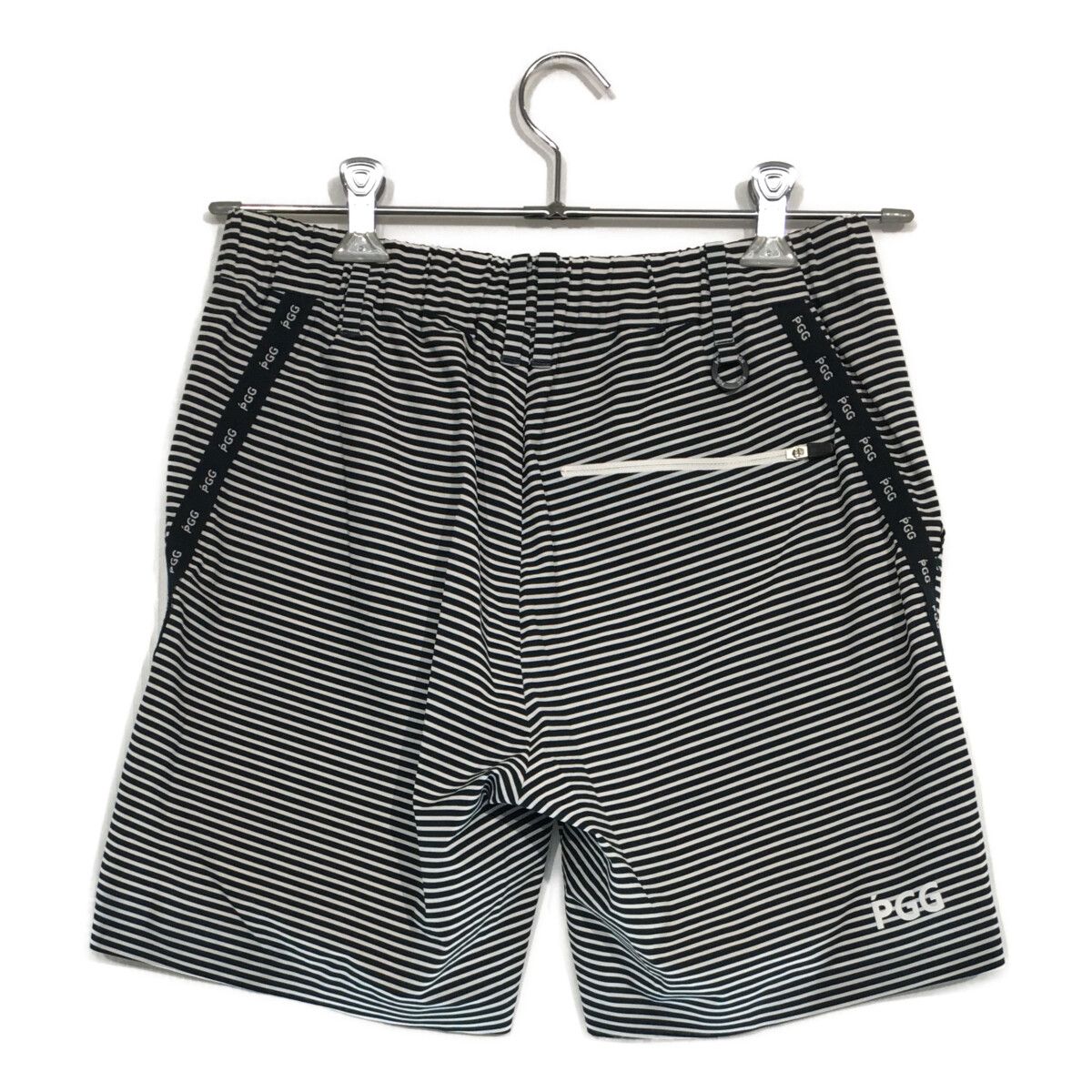 coco 中古 ピージージー PGG メンズ ハーフパンツ 3(S) 紺×白 ネイビー×ホワイト ボーダー 中古 メンズ ピージージー PGG ハーフパンツ 3(S) 紺×白
