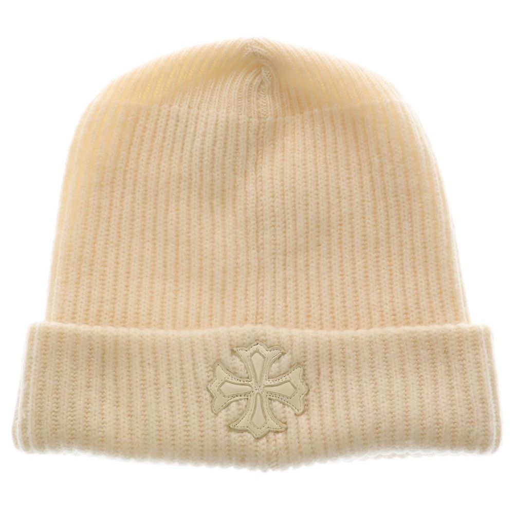 【希少】クロムハーツ レザークロスパッチ カシミヤ ビーニー Amazon.co.jp: (クロムハーツ) Chrome Hearts 【BEANIE CASH/レザー