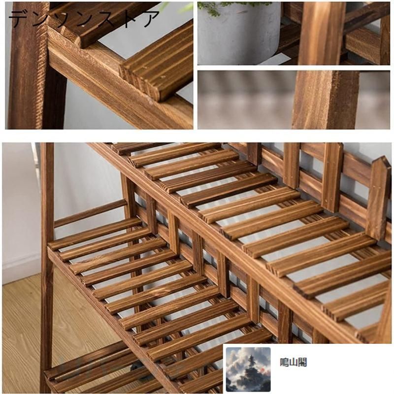 英国アンティーク木製フラワースタンド/花台/燭台/飾り棚テーブル(90-48-2