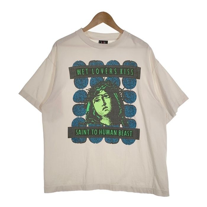 完売必至★[国内買付] SAINTMxxxxxx / SS TEE KISS WHITE SAINT Mxxxxxx 【セント マイケル】 SS TEE /KISS/WHITE (SM-YS1
