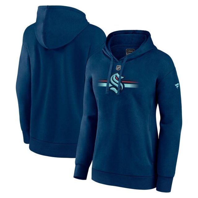 売れ筋商品|||ファナティクス パーカー・スウェットシャツ アウター レディース Men's Deep Sea Blue Seattle Kraken Dynasty Pullover Hoodie Deep Sea Blue 送料無料】 ファナティクス レディース Tシャツ トップス