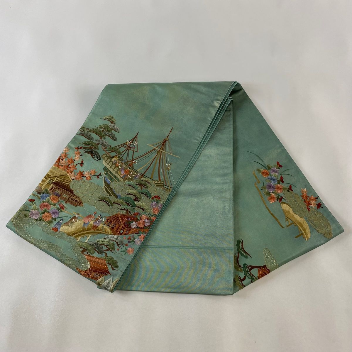 袋帯 美品 名品 お太鼓柄 正絹 【中古】の通販 by バイセル