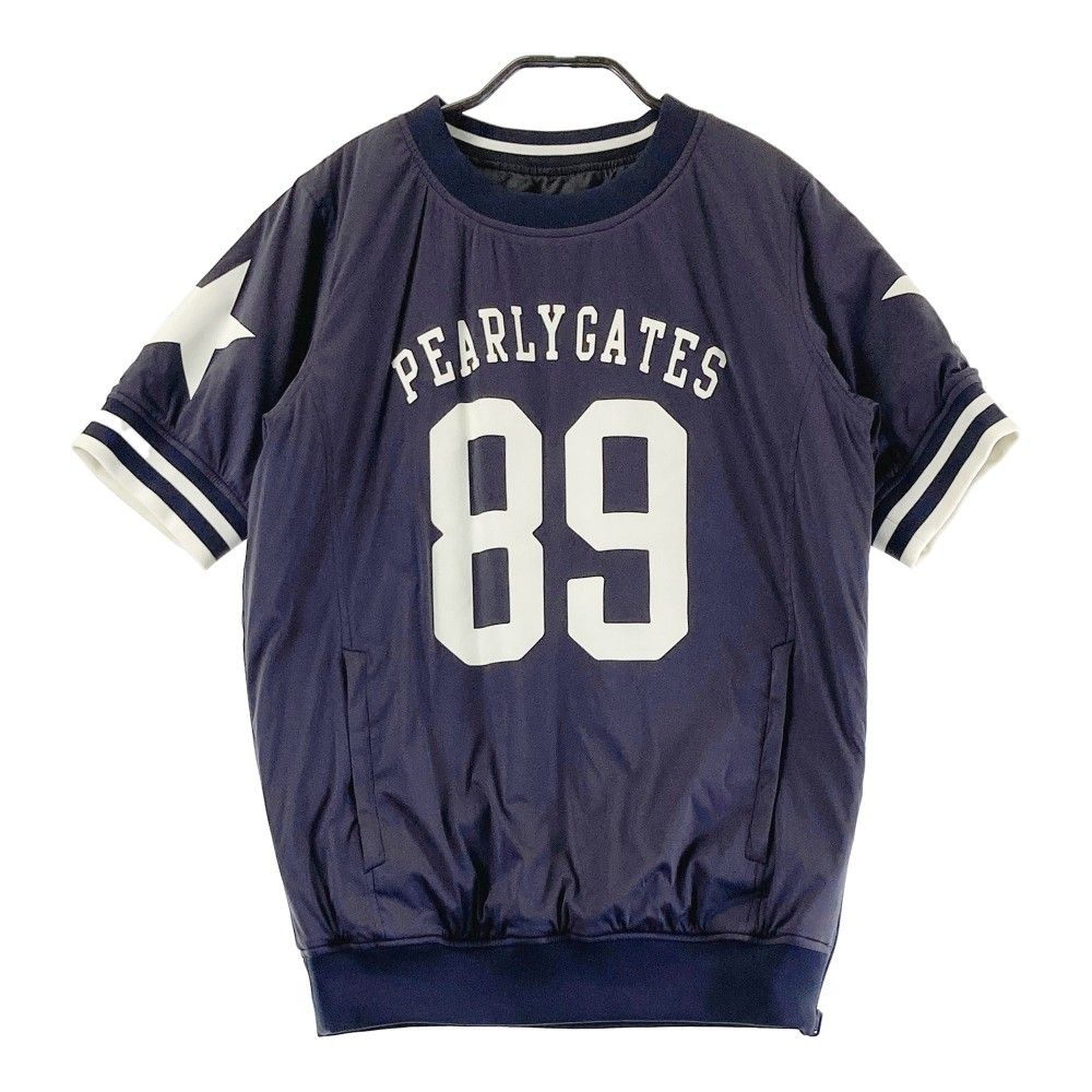 パーリーゲイツ　ゴルフ　半袖スニードジャック　中綿　リバーシブル　ビッグロゴ　5 パーリーゲイツ ゴルフ 半袖スニードジャック 中綿 リバーシブル