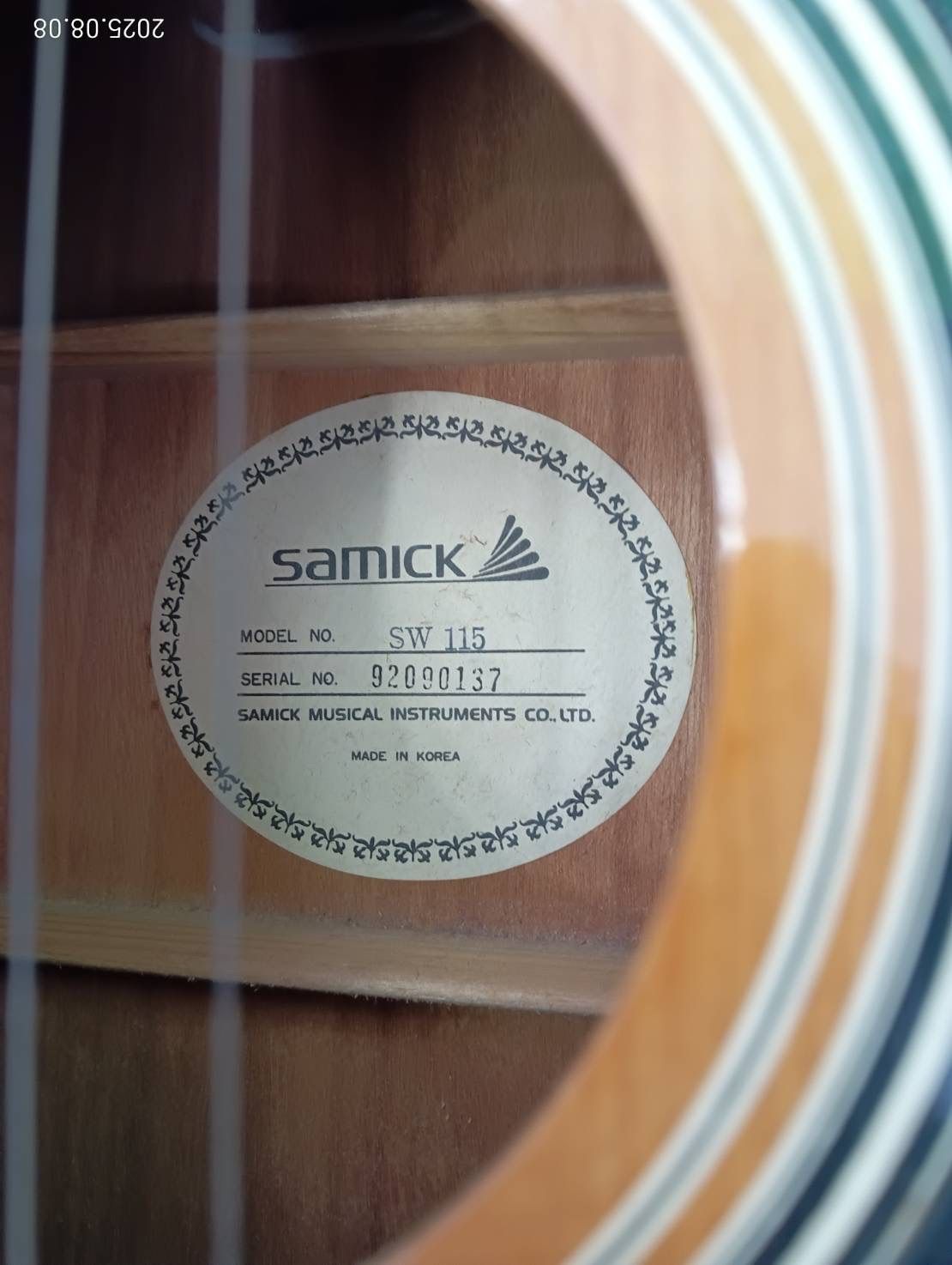 中古品】 samickサミック アコースティックギター SW115 アコギ ギター