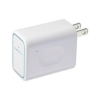 PLANEX ホテルでWiFi コンセント直挿型 無線LANルーター ホテル用 11n/g/b 150Mbps ちびファイ3 MZK-DP150N PS4・AppleTV・WiFi-WiFiモード対応