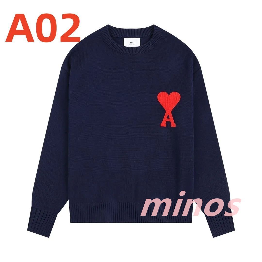 未使用AmiParis アミパリス ニットセーター男女兼用#7色選択#S-XL# メンズ #01 - メルカリ