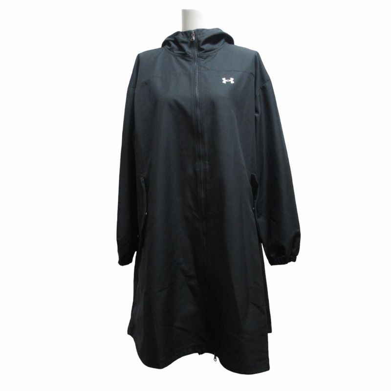 Under Armour フード付きロングコート M/M/M ネイビー アンダー