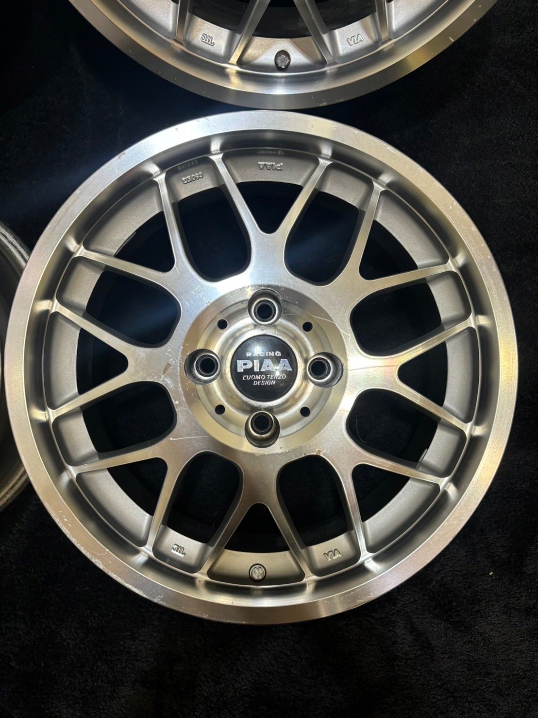 ☆PIAA SPORT MESH 15インチ 6J +34 100 4H アルミホイール 4本 (2