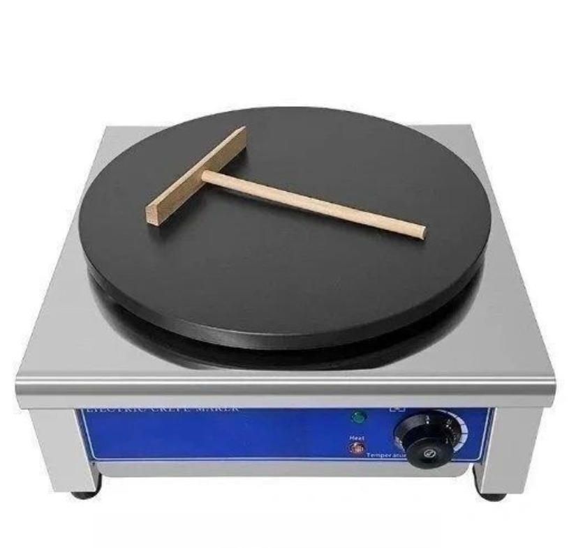 業務用クレープメーカー 温度調節 50-300℃ 焦げ付き防止ホットプレート 直径40cmの加熱プレート付き 電気クレープ焼き器