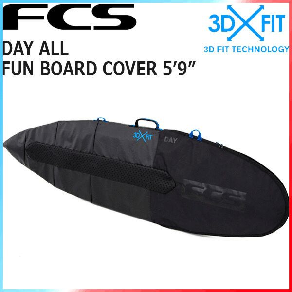 FCS DAY ALL FUN BOARD COVER 5'9/エフシーエス デイオールファンボードカバー ボードケース ハードケース サーフボード サーフィン