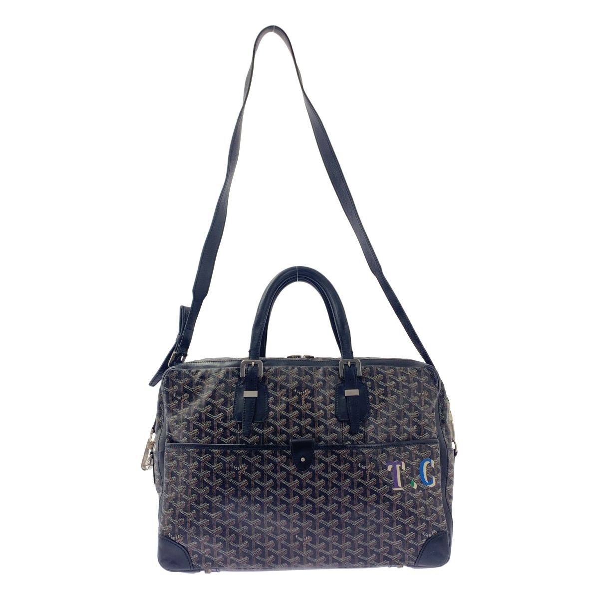 GOYARD | ゴヤール | アンバサードMM レザー ビジネスバッグ | ブラック | メンズ
