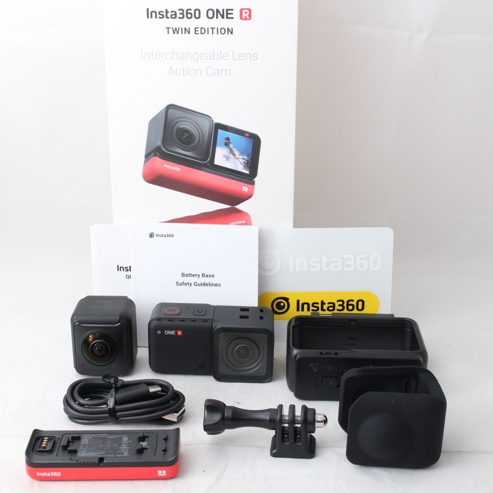 【値下げ】insta360 one r のtwin edition +いくつかの付属品 美品】Insta360 ONE R ツイン版