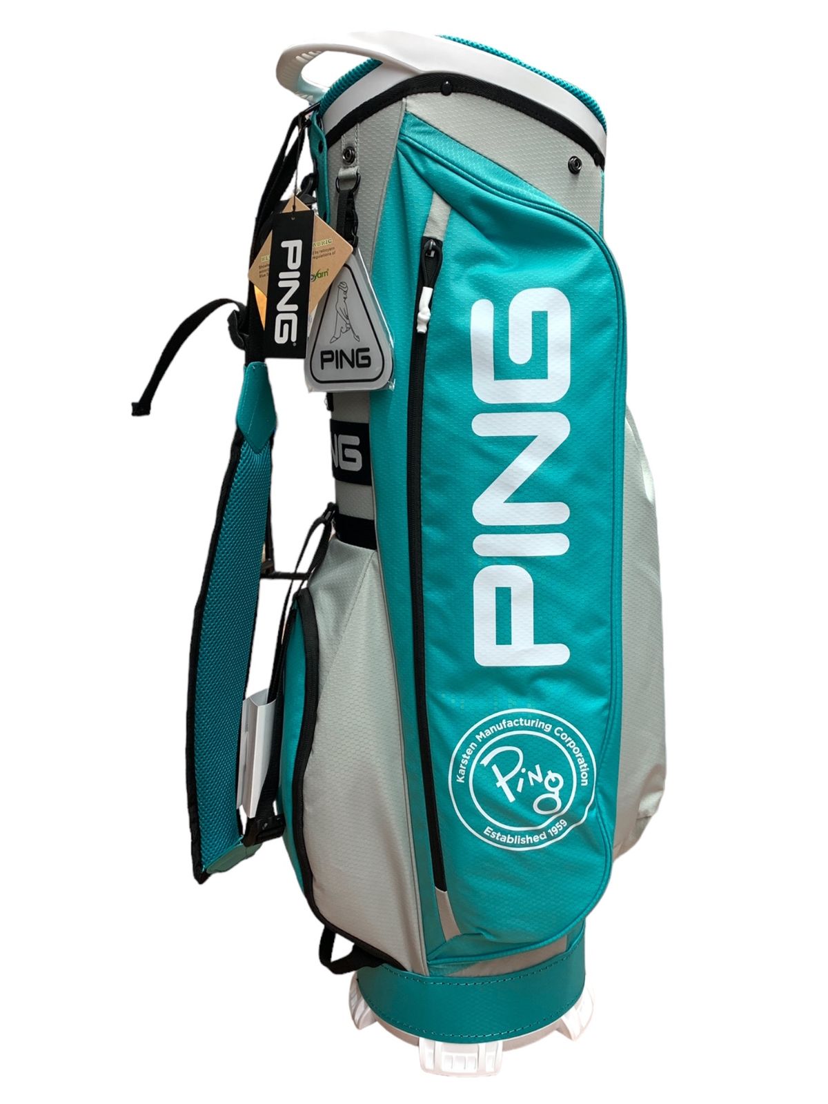 キャディバッグ ピン CB-P225 SUSTAINABLE ブルー×シルバー PING (ピン