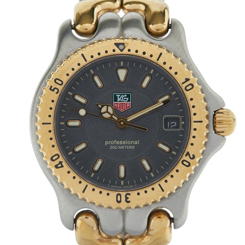 タグホイヤー セル プロフェッショナル WG1220-K0 シルバー ゴールド ステンレススチール メッキ ボーイズ TAG HEUER 1-0238130
