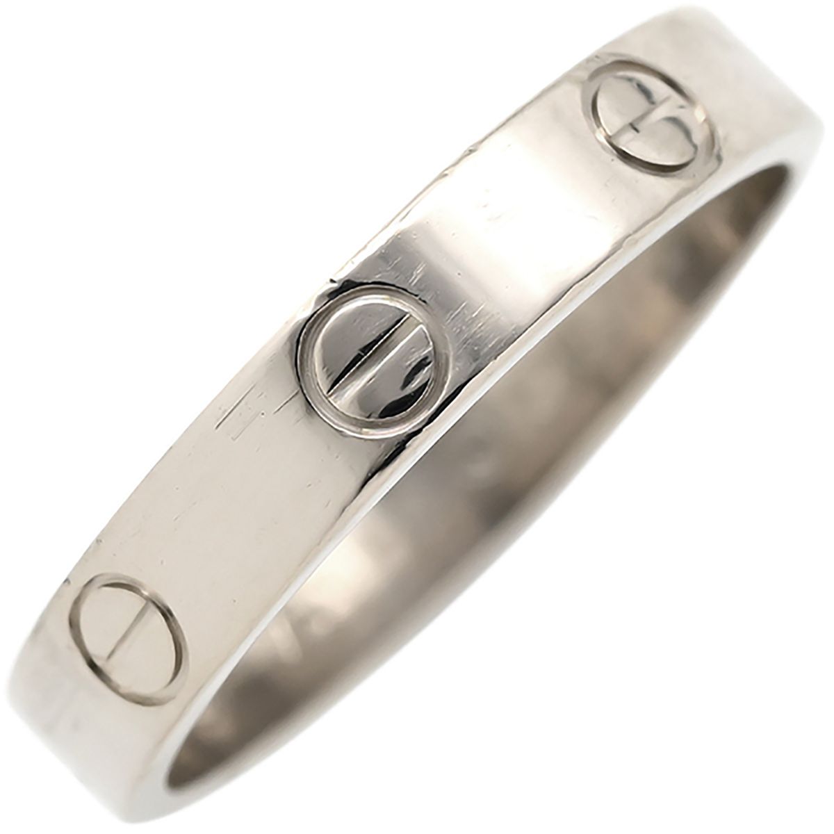 カルティエ Cartier リング 指輪 ラブリング スモールモデル K18WG ホワイトゴールド 56 JP16 LOVE Ring 750 ミニラブ 16.5号 B4085100 箱