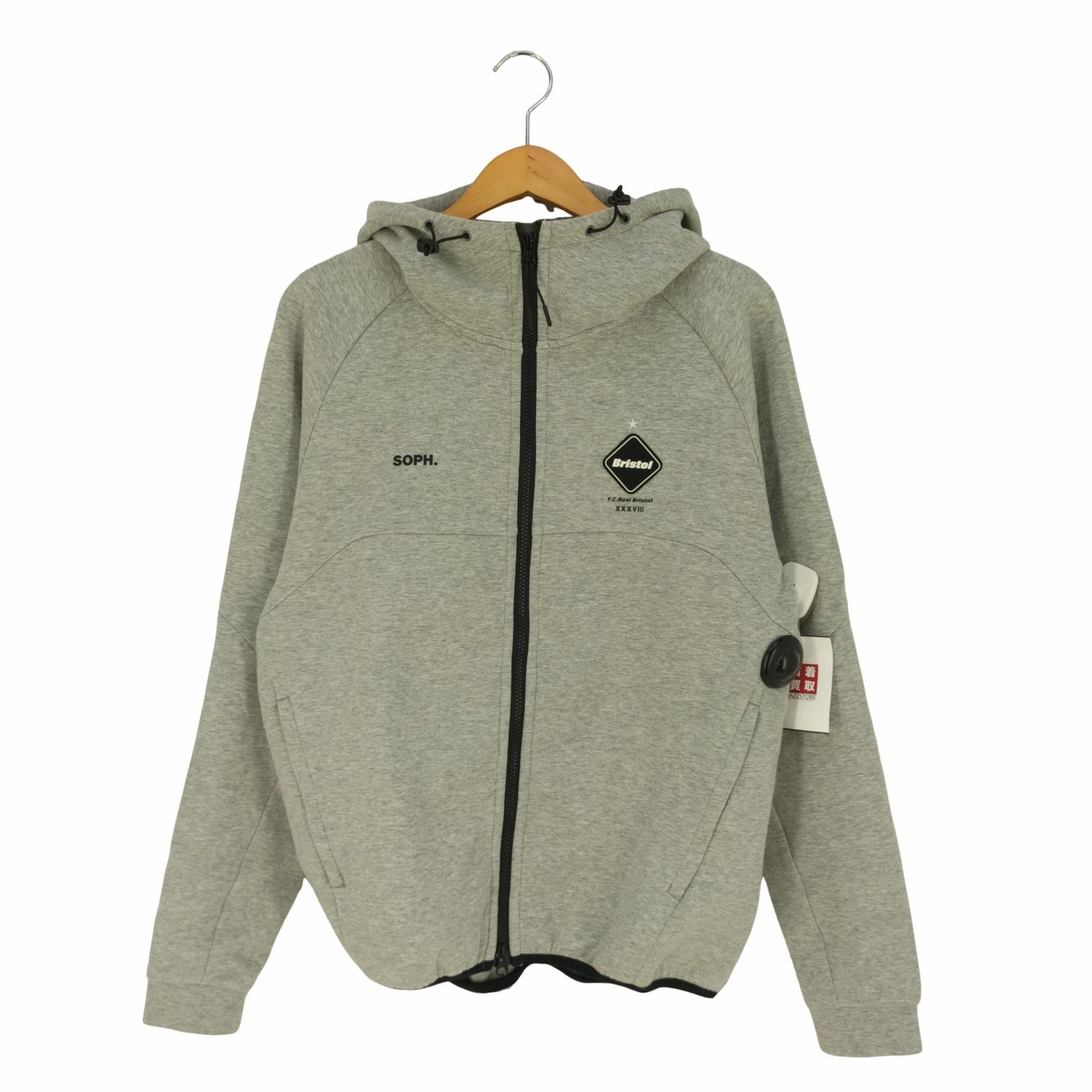 エフシーレアルブリストル / エフシーアールビー F.C.Real Bristol/ F.C.R.B. VENTILATION HOOD TOP ベンチレーションフードトップ ジップアップパーカー メンズ JPN：M 