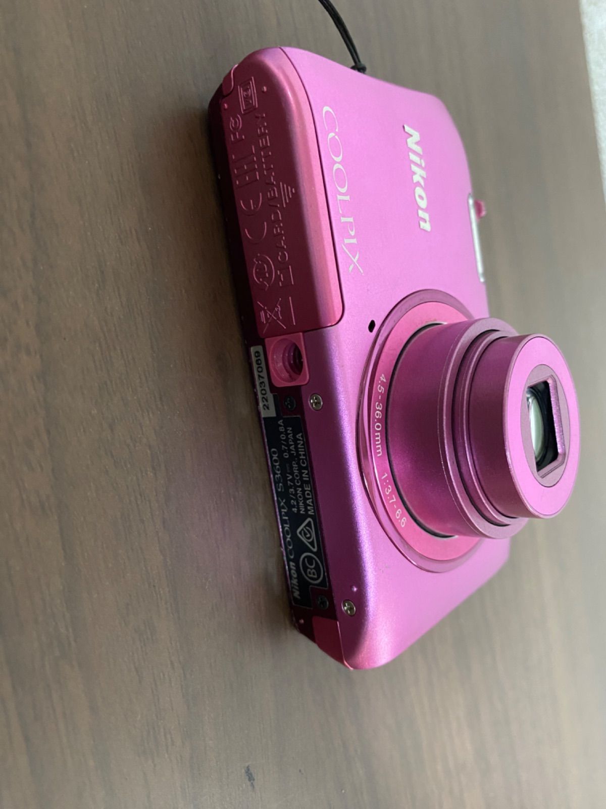 Nikon Coolpix S3600 Digital Camera | 20.1MP CCD, 8x Zoom Nikon