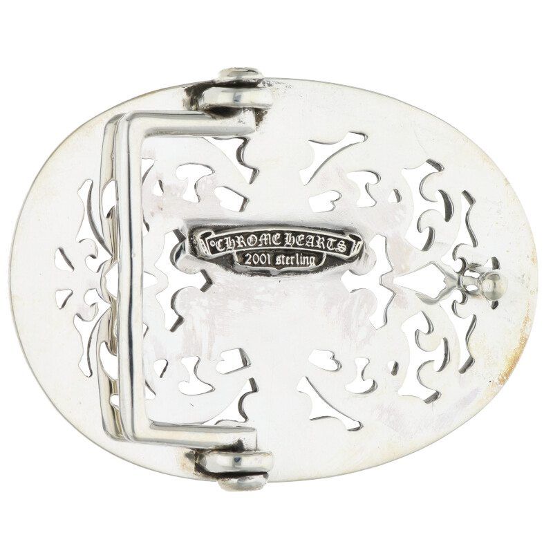 【BUCKL OVAL STAR】クラシックオーバルスター シルバーバックル 楽天市場】クロムハーツ クラシックオーバルスター バックル 1.5