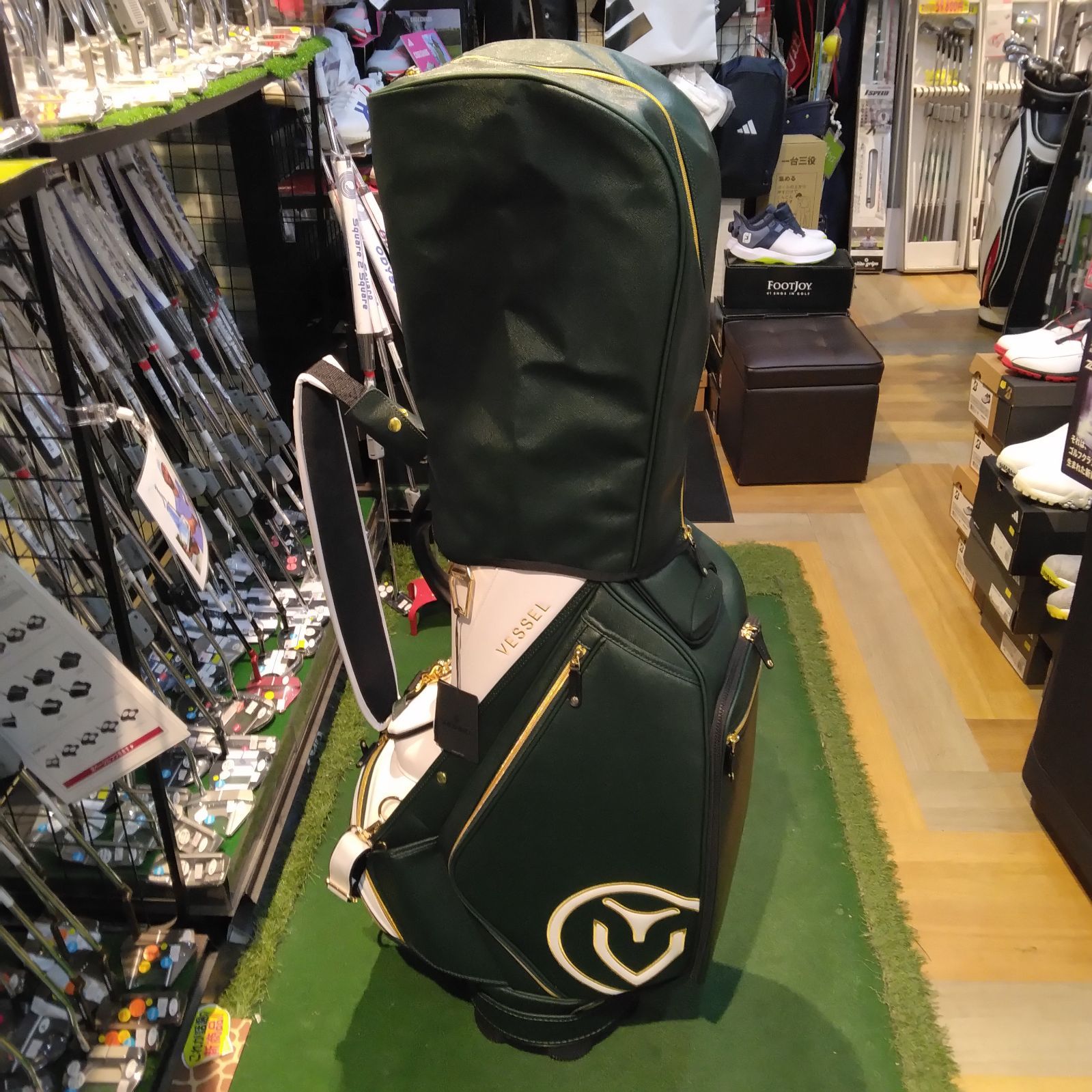 ベゼル ヴェゼル キャディバッグ VESSEL PRIME Staff 限定品】 VESSEL