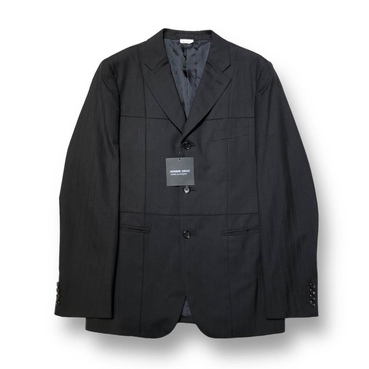 23ss COMME des GARCONS HOMME DEUX ストライプ3Bジャケット