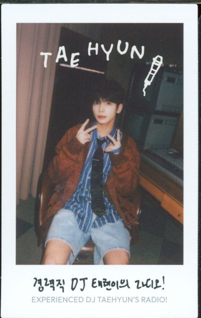 TXT TAEHYUN 2024 DECO KIT チェキ - メルカリ