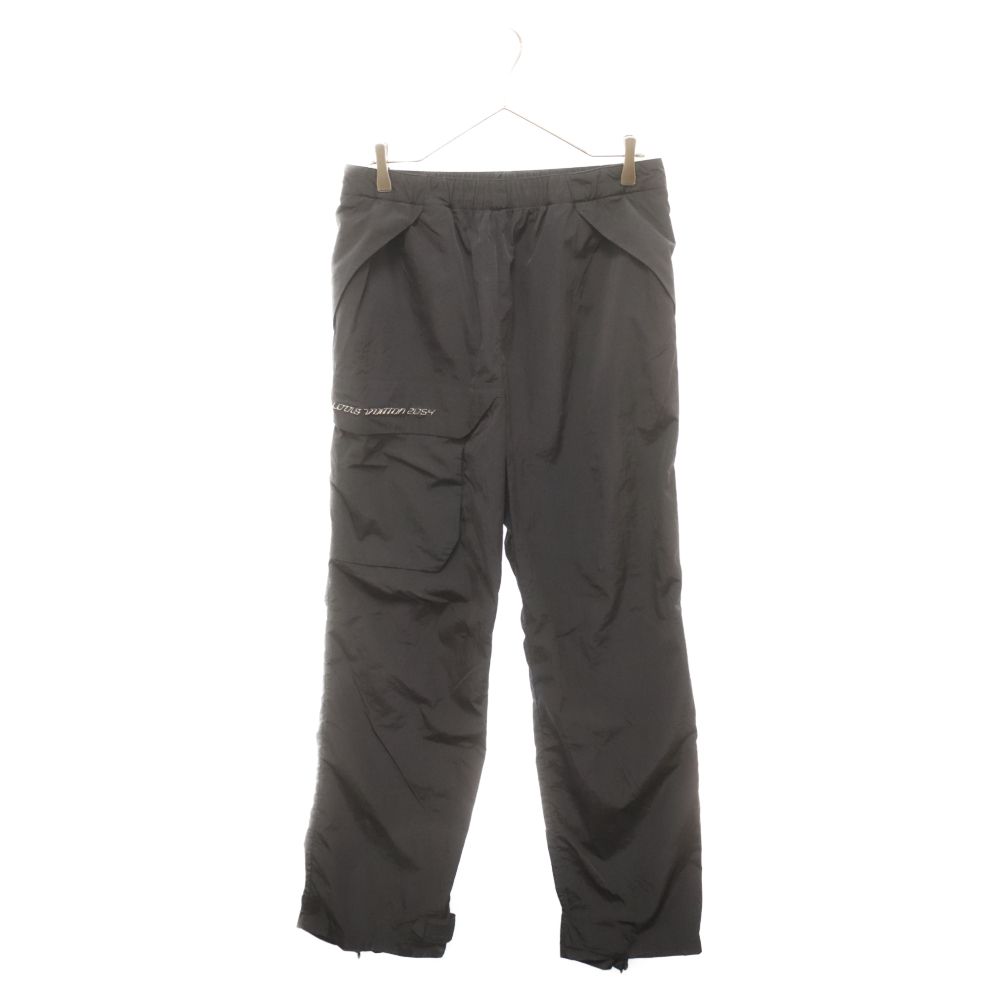 LOUIS VUITTON ルイヴィトン 20SS スポーティテクニカルナイロンロングパンツ ボトムス ブラック RM201G RAT HIP50W LOUIS VUITTON (ルイヴィトン) 20SS スポーティテクニカルナイロン