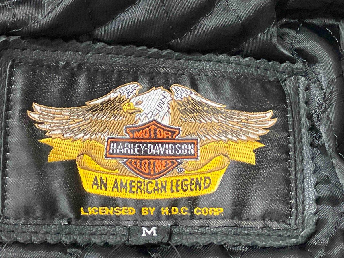 Harley Davidson ダブルライダースジャケット 牛革 Mサイズ