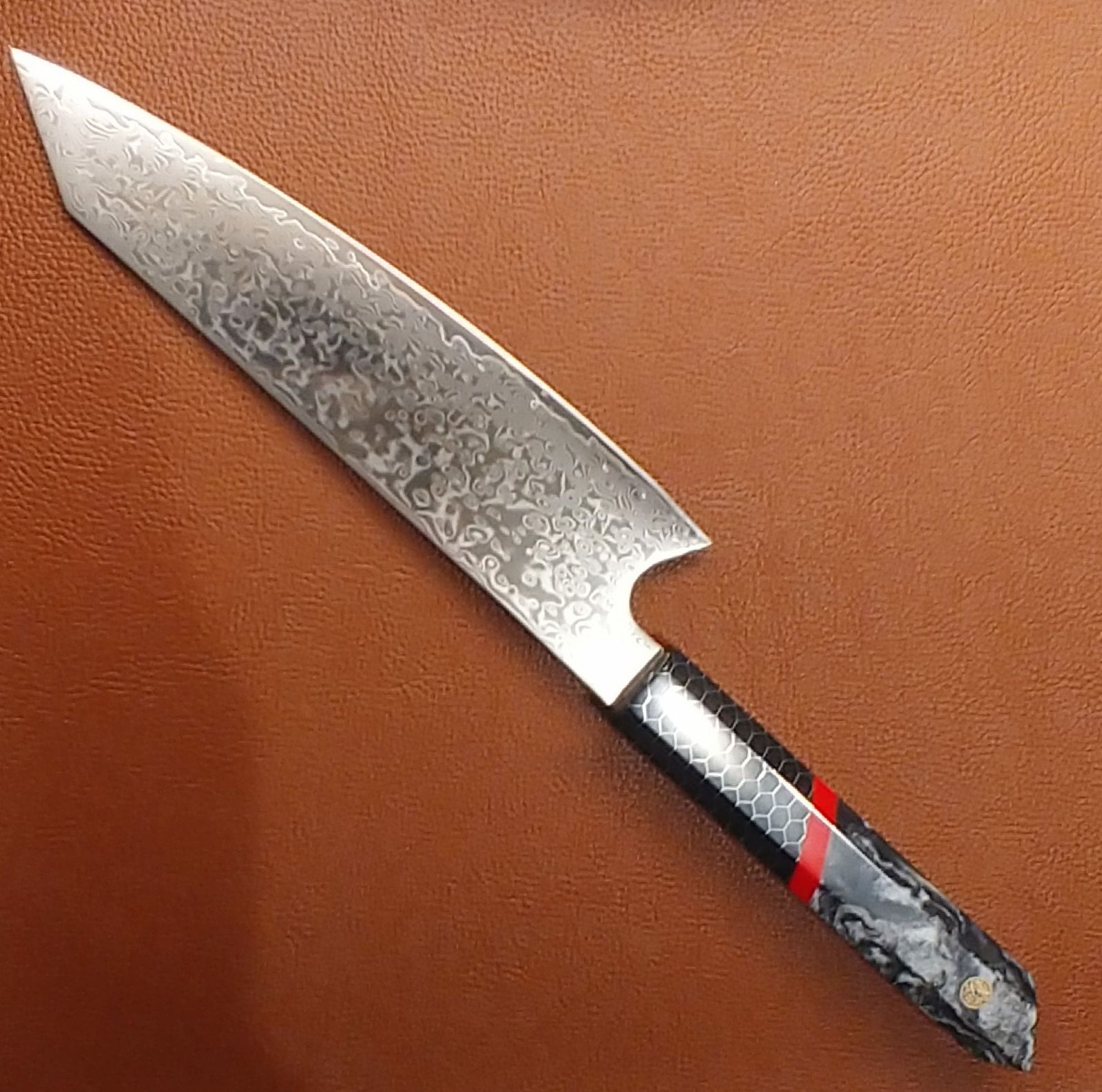ダマスカス包丁 ハニカム模様