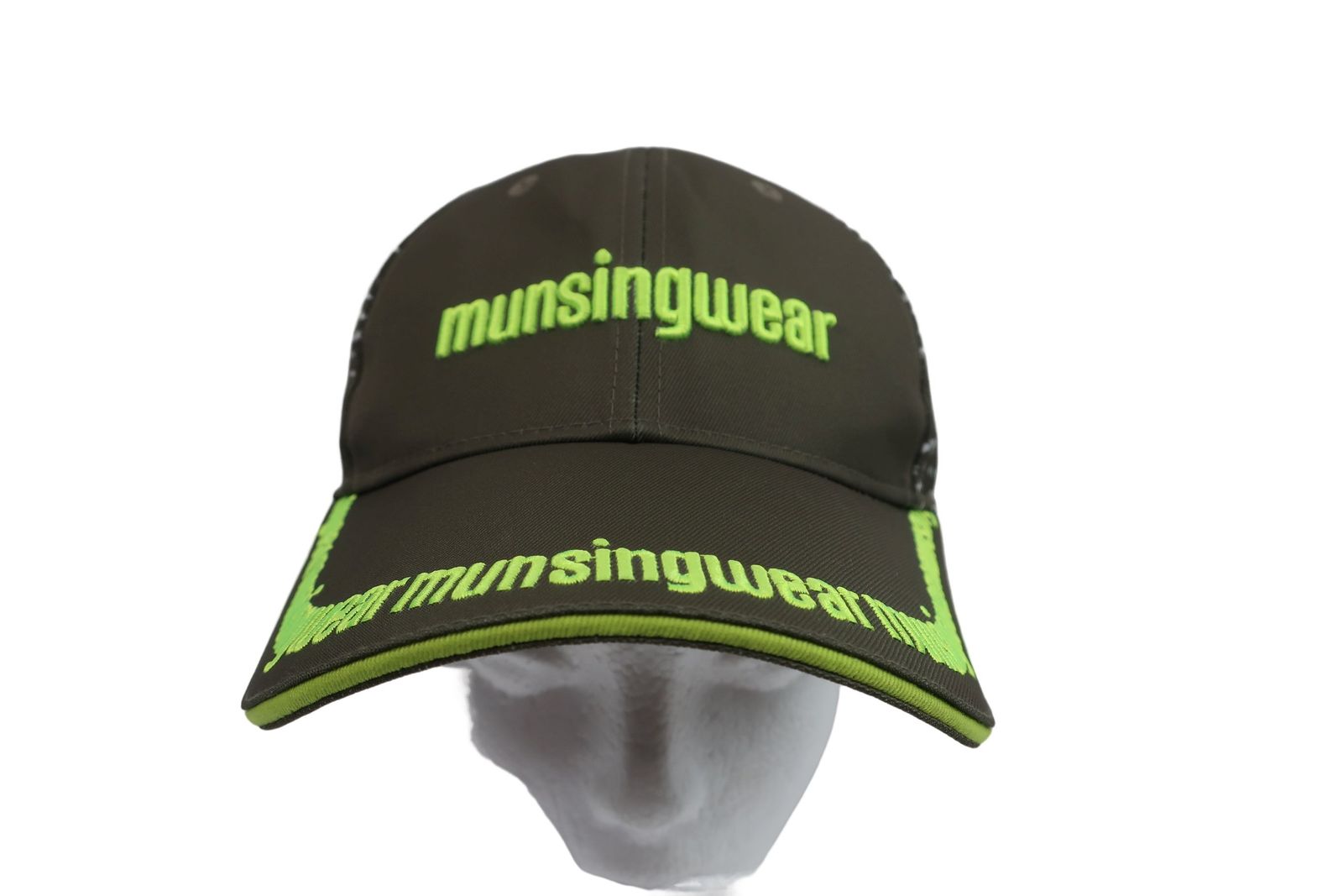 【美品】Munsingwear(マンシングウェア) キャップ カーキ レディース 55~59cm ゴルフ用品 2409-0269 中古