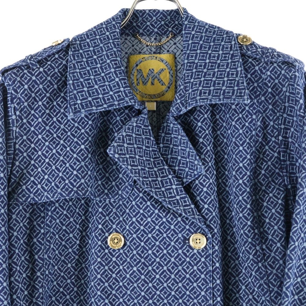 MICHAEL KORS (マイケルコース) 総柄デニムジャケット ネイビー