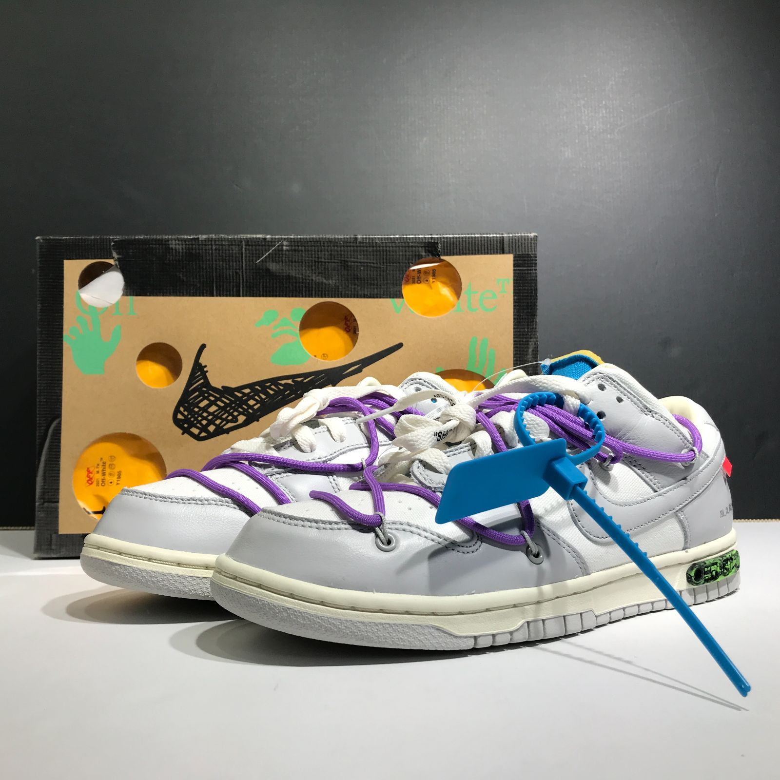 城東80-004】 NIKE × Off-White Dunk Low ナイキ オフホワイト 