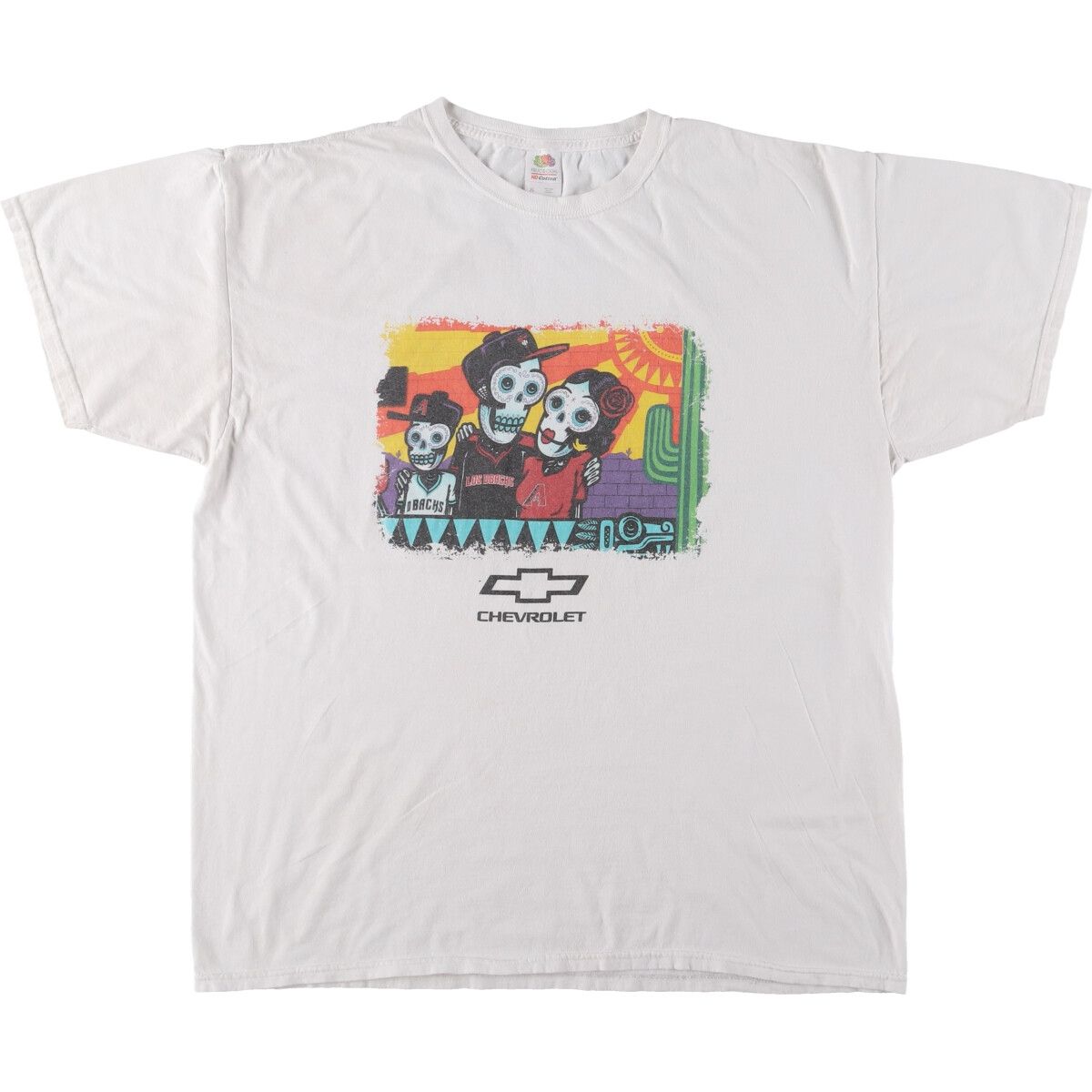 古着 フルーツオブザルーム FRUIT OF THE LOOM CHEVROLET シボレー アドバタイジングTシャツ メンズXL相当/eaa475002