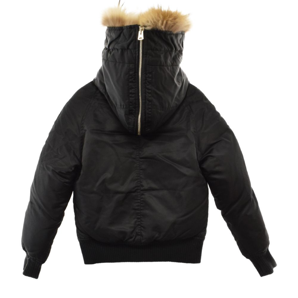 A BATHING APE (アベイシングエイプ) ファーフード付き ジップアップ