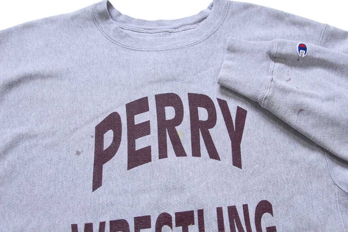 00s Championチャンピオン PERRY WRESTLING ひび割れプリント