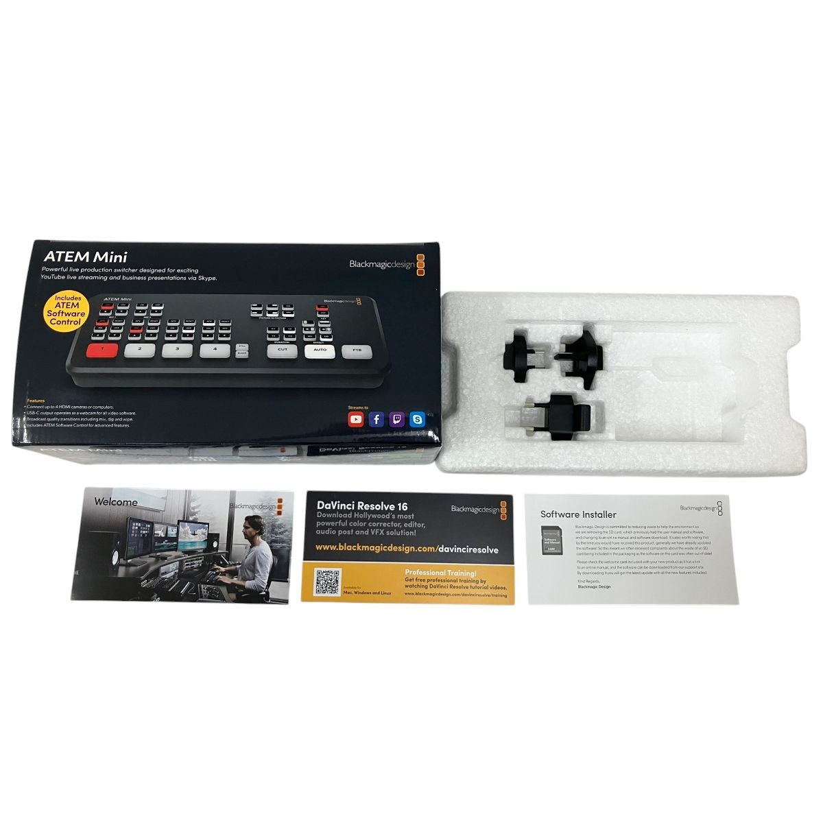 Blackmagicdesign ATEM Mini ライブプロダクションスイッチャー