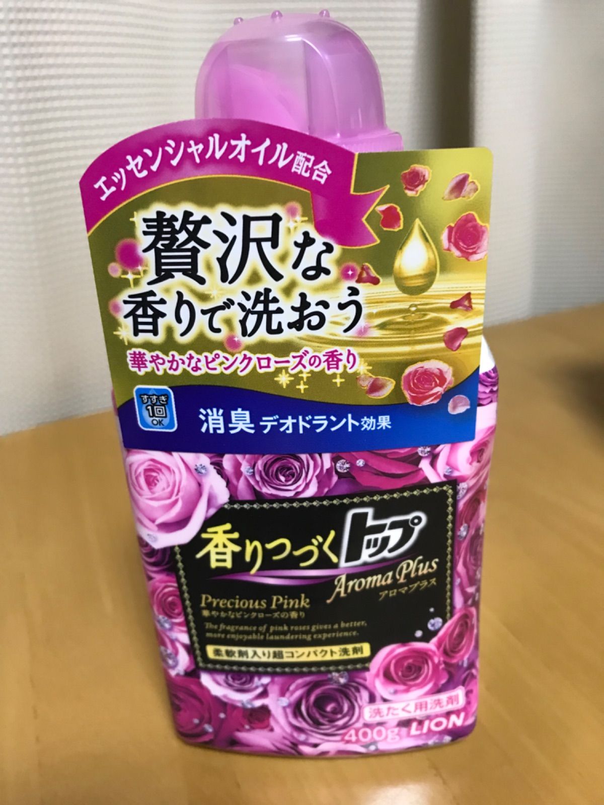 香りつづくトップ　アロマプラス　ピンクローズの香り　本体3本セット Amazon | 【まとめ買い】香りつづくトップ アロマプラス 洗濯
