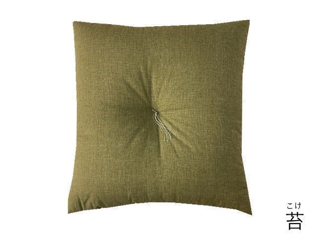 12色 無地 パート1 座布団 銘仙判 55×59cm 綿わた 80 遠州染め 苔 若草 芥子 黄土 茶 茜 5枚組 セット TALLINNNEXPO_COM